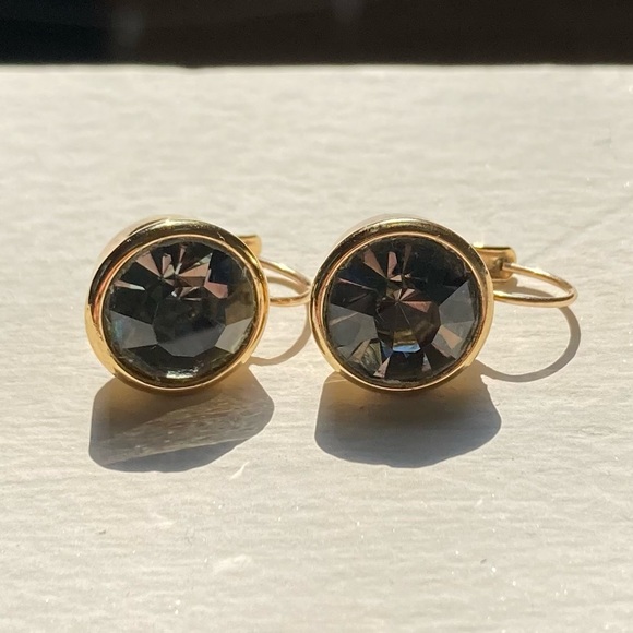 ✨KATE SPADE✨Gold Gemstone Drop Earrings - Picture 6 of 12